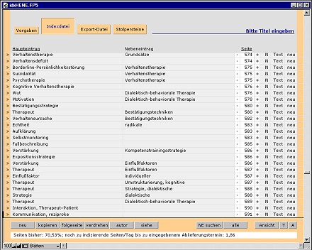 Referenz Indextool